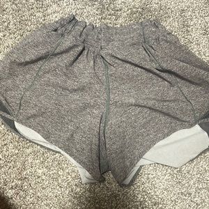 Grey lu lu lemon shorts